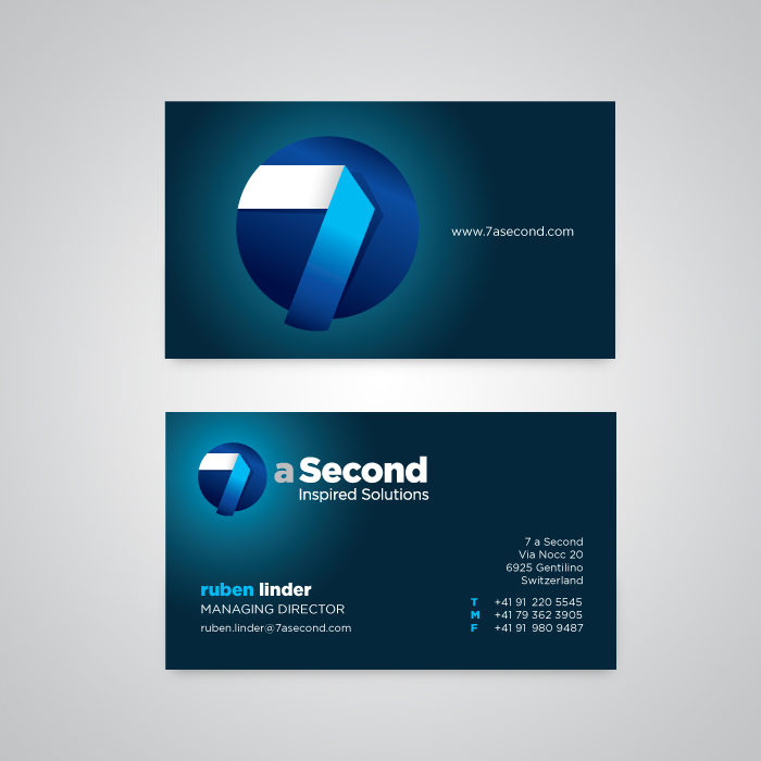7a Second logo design — Stationery