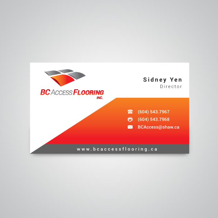 BC Access Flooring logo design — Stationery