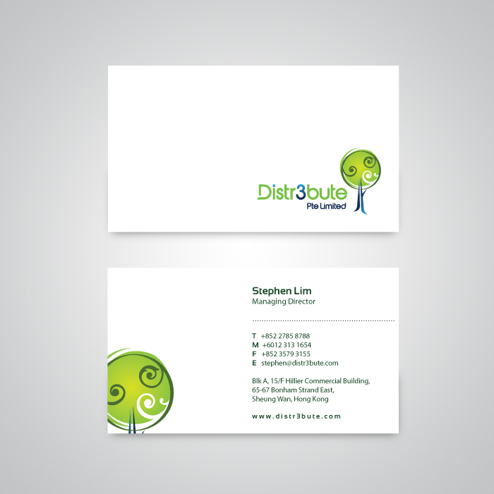 Distr3bute logo design — Stationery
