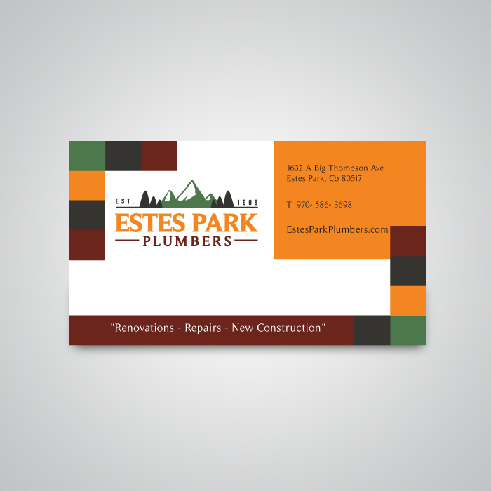 Estes Park Plumbers logo design — Stationery