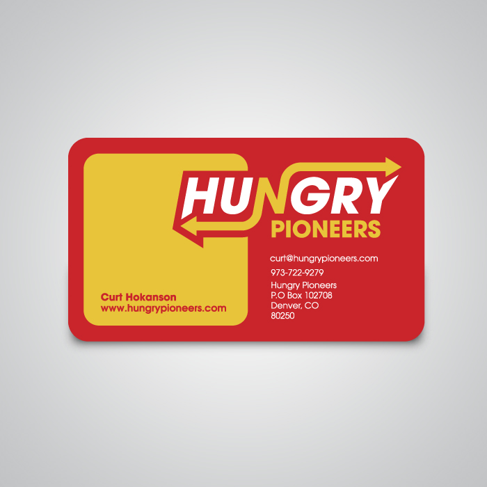 Hungry Pioneers logo design — Stationery