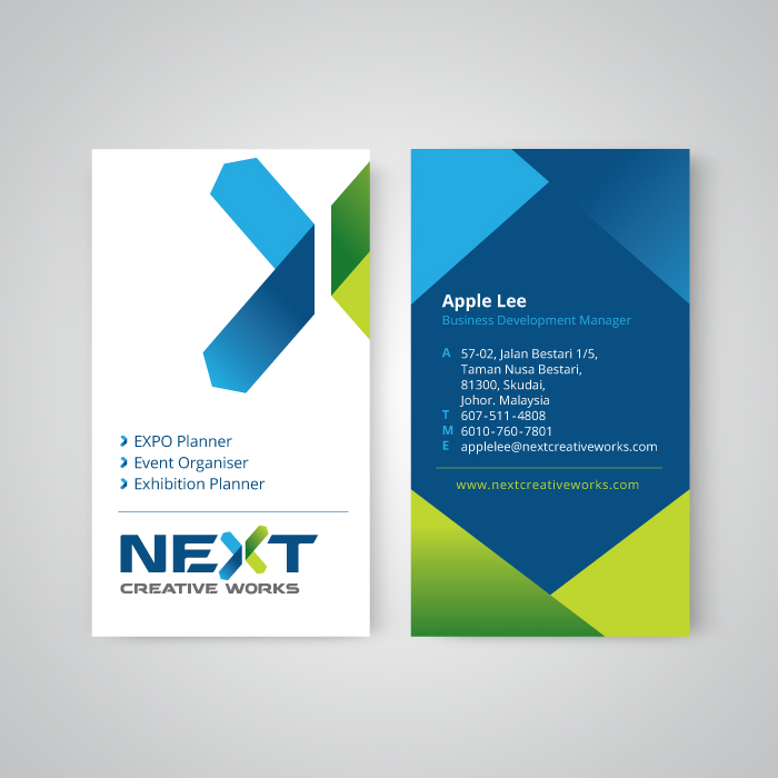 Next Creative Works logo design — Stationery