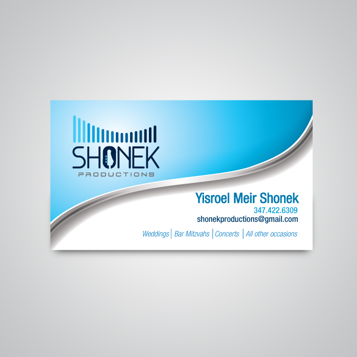 Shonek Productions logo design — Stationery