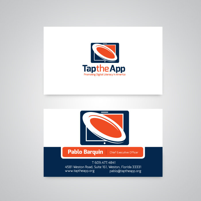Tap The App logo design — Stationery