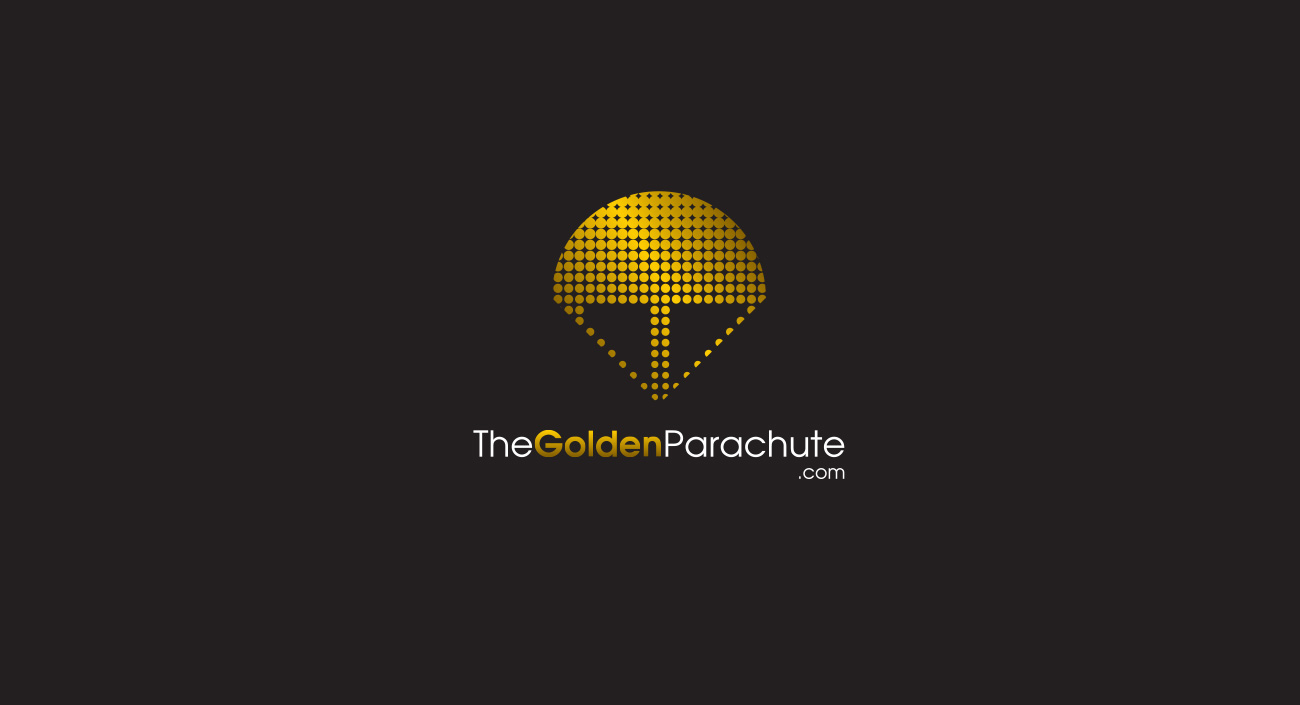 The Golden Parachute.com logo design — Logo Design