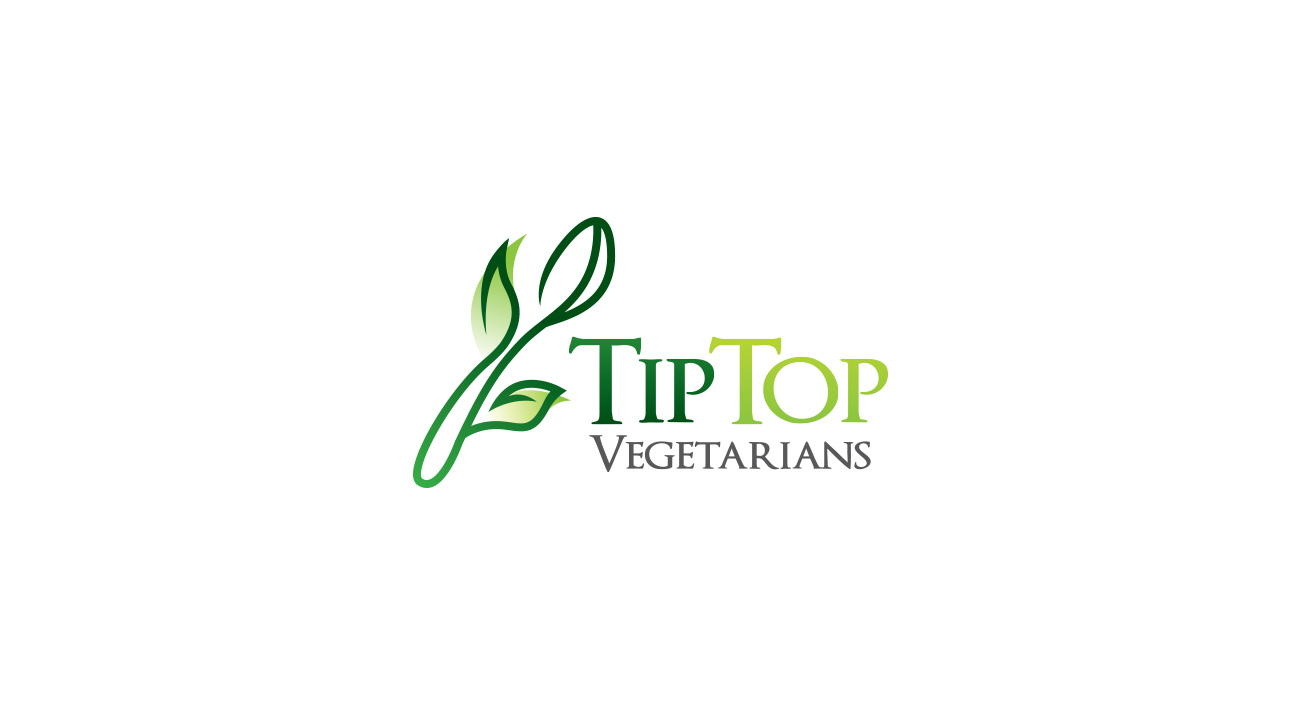 Tip Top Vegetarians logo design — Logo Design