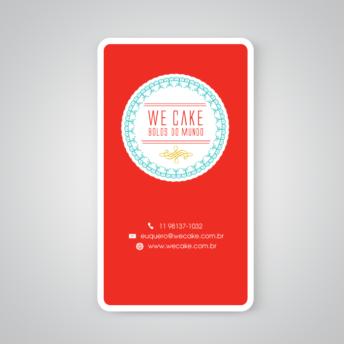 We Cake logo design — Stationery